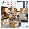 Lot de 20 cartons de demenagement stockage 45L Fabrique en France 50x30x30cm - vounat.shop
