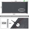 Brise vue occultant en HDPE 230g/m² 1.5x10m avec attaches de fixation anthracite - vounat.shop