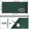 Brise vue occultant en HDPE 230g/m² 1x20m avec attaches de fixation vert - vounat.shop