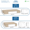 Lot de 5 Housses de rangement sous vide sous lit - vounat.shop