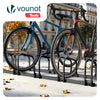 Ratelier range velo acier mural et sol 5 vélos Noir - vounat.shop
