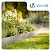Lot de 35 Bordure de jardin en métal galvanisé flexible 100x13cm - vounat.shop