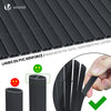 Canisse PVC brise vue ultra renforce avec attaches de fixation 80x500cm gris - vounat.shop