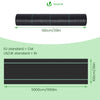 Toile de paillage contre les mauvaises herbes 50Mx1M Anti-UV 100g/m2 - vounat.shop
