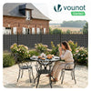 Clôture en canisse PVC 160x500cm Anthracite - vounat.shop