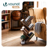 Bibliotheque Arbre etagere a Livres 30x16x60cm Marron Rustique - vounat.shop