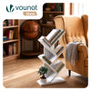 Bibliotheque Arbre etagere a Livres 30x16x60cm Blanc - vounat.shop