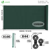 Brise vue occultant en HDPE 150g/m² 1.8x20m avec attaches de fixation vert - vounat.shop