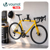 Lot de 2 Support mural velo pliable et reglable metal noir - vounat.shop