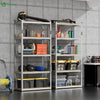 Lot de 2 etageres de rangement charge lourde robuste 5 niveaux 180x90x40cm - vounat.shop