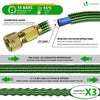 Tuyau d’Arrosage Extensible 30m avec Récipient Savon et accessoires vert - vounat.shop
