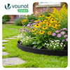 Bordure de jardin plastique flexible 10m avec piquets noir - vounat.shop