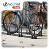 Ratelier range velo acier mural et sol 4 vélos Noir - vounat.shop