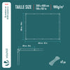 Bâche de Protection en Polyéthylène resistant et impermeable 180g/m² blanche 3x4m - vounat.shop