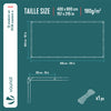 Bâche de Protection en Polyéthylène resistant et impermeable 180g/m² blanche 4x8m - vounat.shop