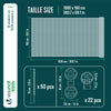 Brise vue occultant en HDPE 90g/m² 1.5x10m avec attaches de fixation anthracite - vounat.shop