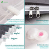 Lot de 9 sac de rangement sous vide Non Tisse XXL gris - vounat.shop