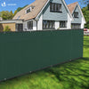 Brise vue occultant en HDPE 230g/m² 1x10m avec attaches de fixation vert - vounat.shop