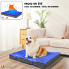 Matelas panier pour chien avec tapis gel rafraichissant amovible 75x50cm - vounat.shop