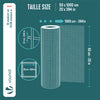Grillage a maille soude en acier gaine PVC 25mm fil 1mm 0.5x10m vert - vounat.shop