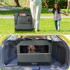 Sac transport pliable chien chat caisse cage portable 82x60x60cm gris - vounat.shop