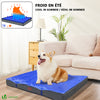 Matelas panier pour chien avec tapis gel rafraichissant amovible 90x68cm - vounat.shop