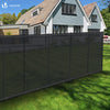 Brise vue occultant en HDPE 90g/m² 1.5x20m avec attaches de fixation anthracite - vounat.shop