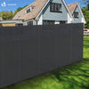 Brise vue occultant en HDPE 150g/m² 1.8x20m avec attaches de fixation anthracite - vounat.shop