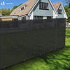 Brise vue occultant en HDPE 90g/m² 1.8x20m avec attaches de fixation anthracite - vounat.shop