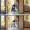 Barriere de securite retractable HAUTE 180x96cm noir - vounat.shop