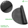 Bache a bulle piscine 120 microns ronde decoupable Ø366cm noir - vounat.shop