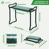Agenouilloir tabouret de jardin 2 en 1 avec pochette de rangement EVA vert - vounat.shop