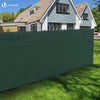 Brise vue occultant en HDPE 150g/m² 1.5x20m avec attaches de fixation vert - vounat.shop