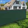Brise vue occultant en HDPE 150g/m² 1x20m avec attaches de fixation vert - vounat.shop