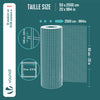 Grillage a maille soude en acier gaine PVC 13mm fil 0.8mm 0.5x25m gris - vounat.shop