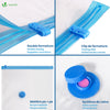 Sac de rangement sous vide aspirateur avec pompe Lot de 13 pcs - vounat.shop