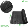 Bache a bulle piscine 120 microns rectangulaire decoupable 450x220cm noir - vounat.shop