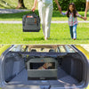 Sac transport pliable chien chat caisse cage portable 60x44x44cm gris - vounat.shop