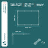 Bâche de Protection en Polyéthylène resistant et impermeable 180g/m² blanche 2x3m - vounat.shop
