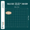 Couette 4 saisons doux 3 en 1 avec rembourrage polyester 500gsm 260x240cm blanc - vounat.shop