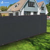Brise vue occultant en HDPE 230g/m² 1.5x20m avec attaches de fixation anthracite - vounat.shop