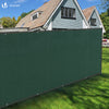 Brise vue occultant en HDPE 230g/m² 1.8x20m avec attaches de fixation vert - vounat.shop