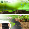 Toile de paillage contre les mauvaises herbes 50Mx2M avec 100 piquets Anti-UV 100g/m2 - vounat.shop