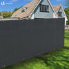 Brise vue occultant en HDPE 230g/m² 1.8x10m avec attaches de fixation anthracite - vounat.shop