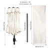 Parasol Jardin Double Aluminium 150 x 300 cm beige - vounat.shop