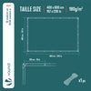Bâche de Protection en Polyéthylène resistant et impermeable 180g/m² blanche 4x6m - vounat.shop