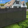 Brise vue occultant en HDPE 90g/m² 1.8x20m avec attaches de fixation gris - vounat.shop