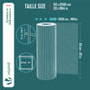 Grillage a maille soude en acier galvanise 13mm fil 0.7mm 0.5x25m metal - vounat.shop