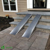 Lot de 2 rampe de chargement 135cm en acier galvanise - vounat.shop