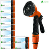 Tuyau d’Arrosage Extensible 30m avec Accessoires orange - vounat.shop